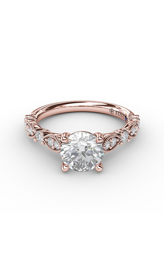 Fana Classic Engagement Ring S3064-14kt-Rose Fana Classic Engagement Ring S3064-14kt-Rose