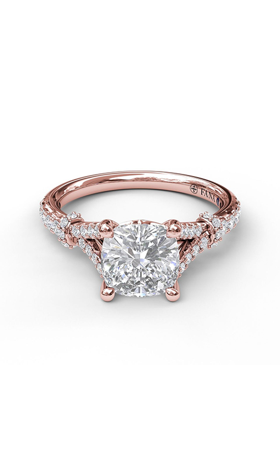 Fana Classic Engagement Ring S3073-14kt-Rose Fana Classic Engagement Ring S3073-14kt-Rose