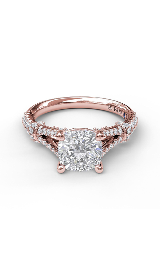 Fana Classic Engagement Ring S3097-14kt-Rose Fana Classic Engagement Ring S3097-14kt-Rose