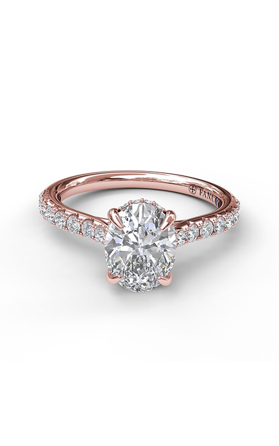 Fana Classic Engagement Ring S3025-14kt-Rose
