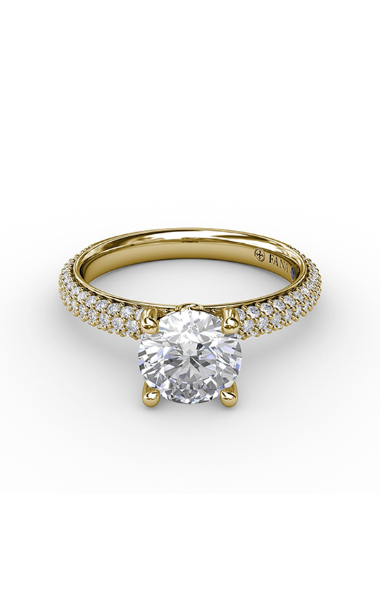 Fana Classic Engagement Ring S3208-14kt-Yellow
