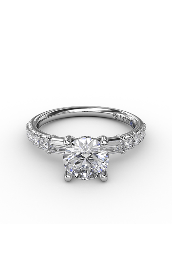 Fana Classic Engagement Ring S3327-14kt-White