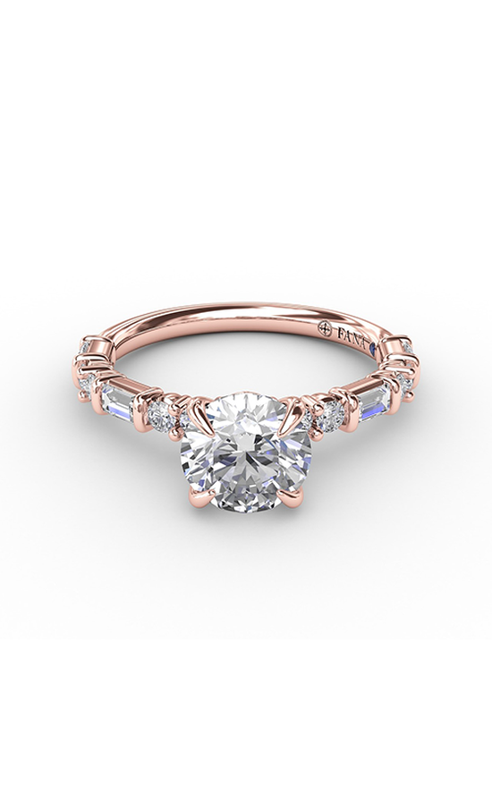 Fana Classic Engagement Ring S3320-14kt-Rose