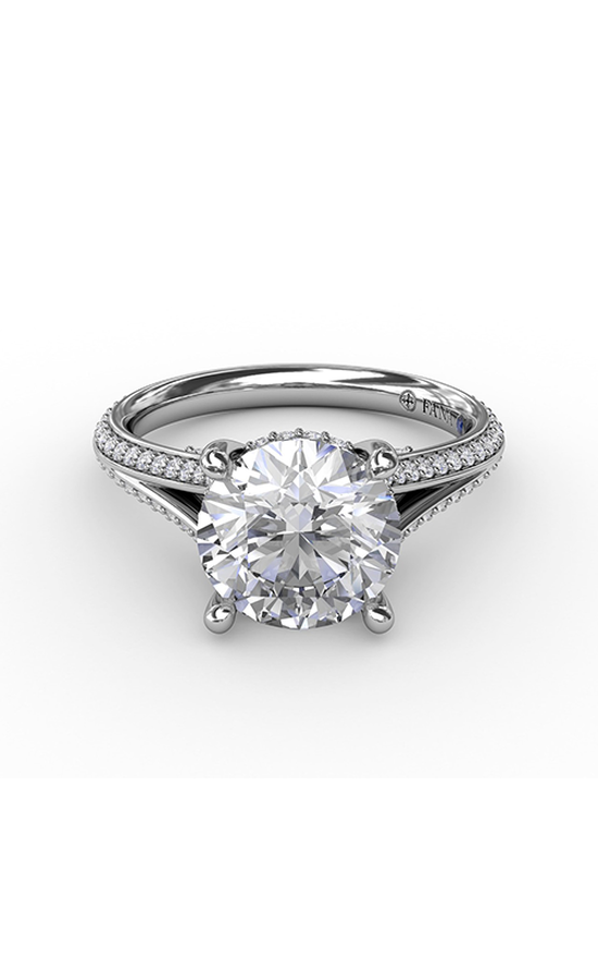 Fana Classic Engagement Ring S3323-14kt-White