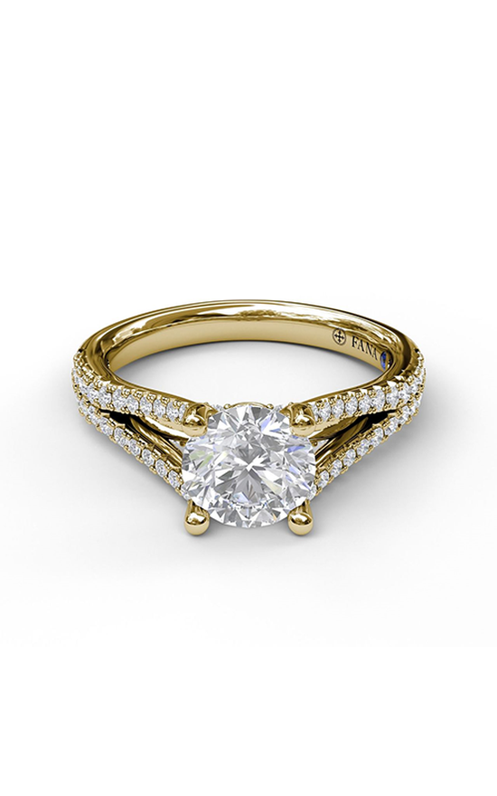 Fana Classic Engagement Ring S3078-14kt-Yellow