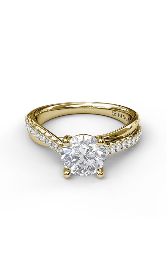 Fana Classic Engagement Ring S3059-14kt-Yellow