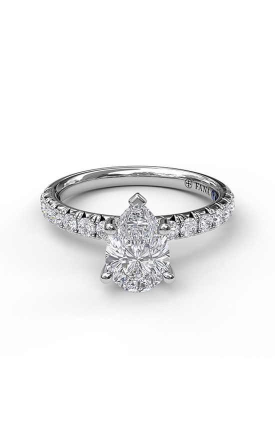 Fana Classic Engagement Ring S3032-Platinum