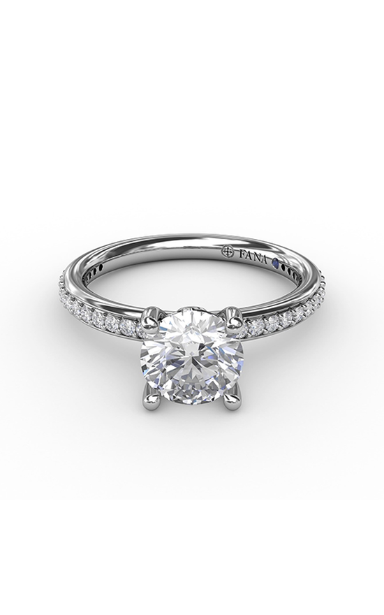 Fana Classic Engagement Ring S3206-14kt-White