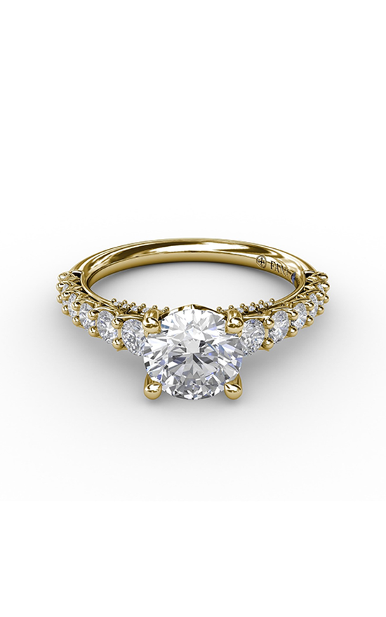 Fana Classic Engagement Ring S3183-18kt-Yellow