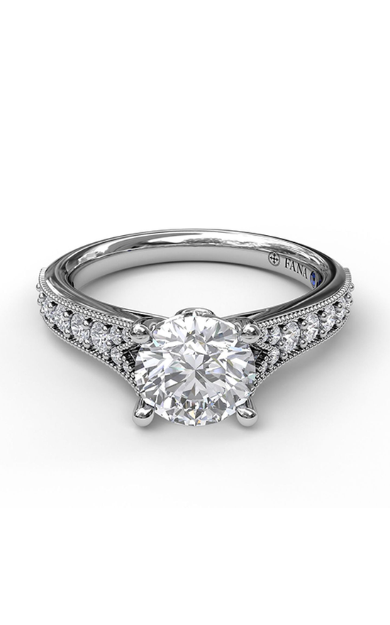 Fana Classic Engagement Ring S3827-14kt-White