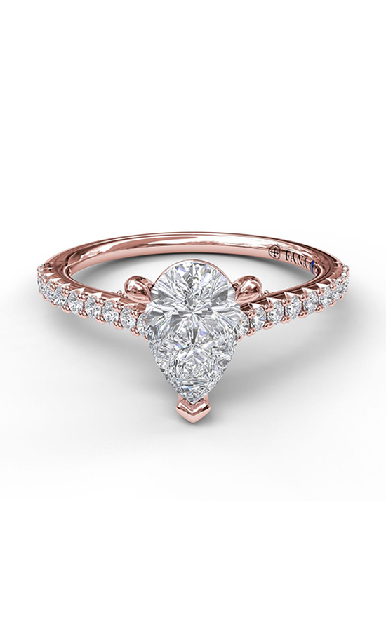 Fana Classic Engagement Ring S3881-14kt-Rose