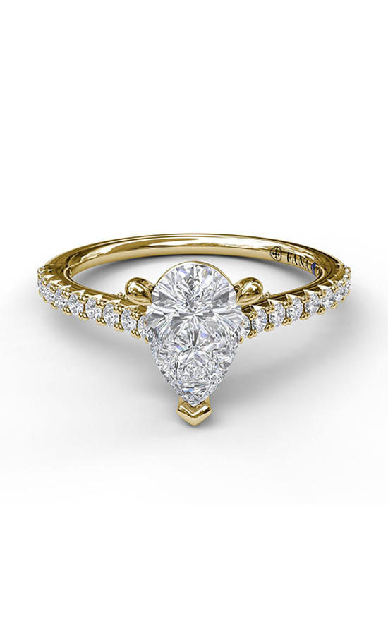 Fana Classic Engagement Ring S3881-18kt-Yellow