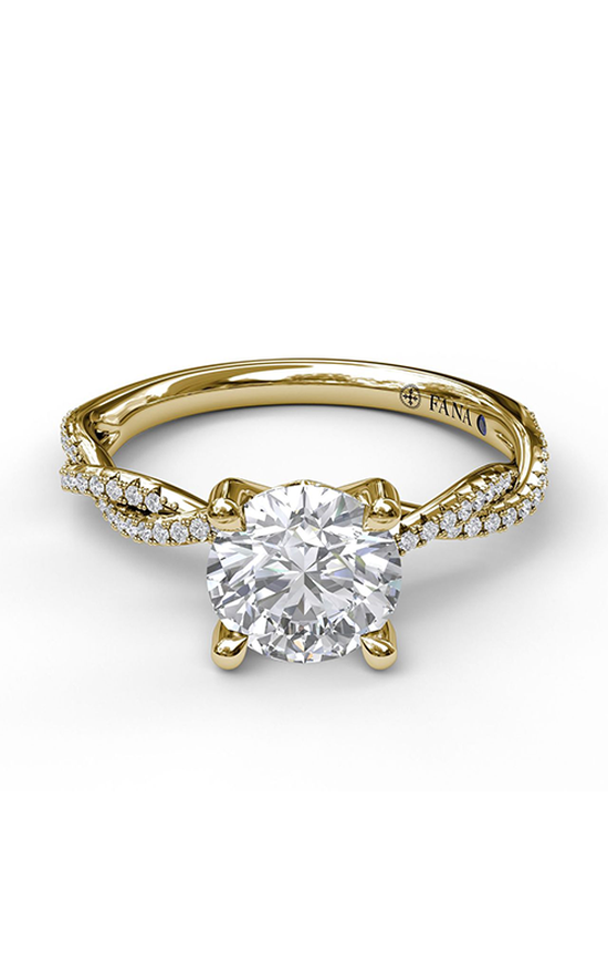 Fana Classic Engagement Ring S3902-14kt-Yellow
