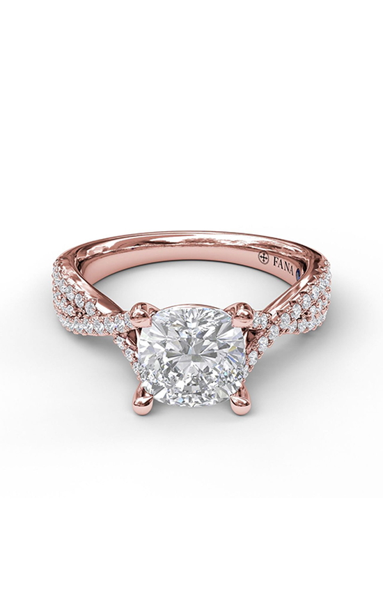 Fana Classic Engagement Ring S3982-18kt-Rose