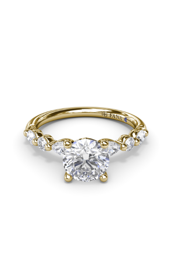 Fana Classic Engagement Ring S4078-18kt-Yellow