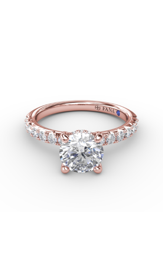 Fana Classic Engagement Ring S4132-18kt-Rose