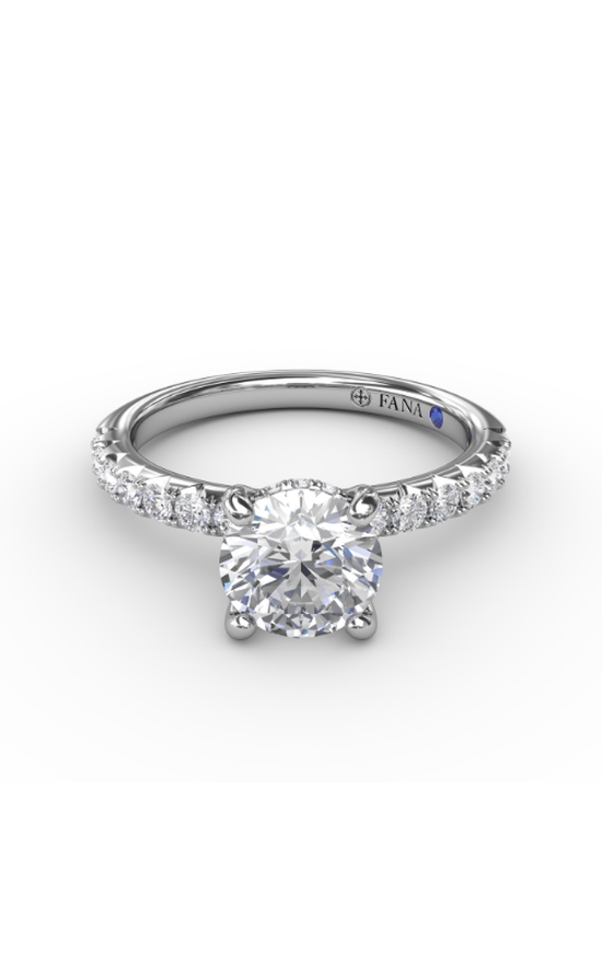 Fana Classic Engagement Ring S4132-Platinum