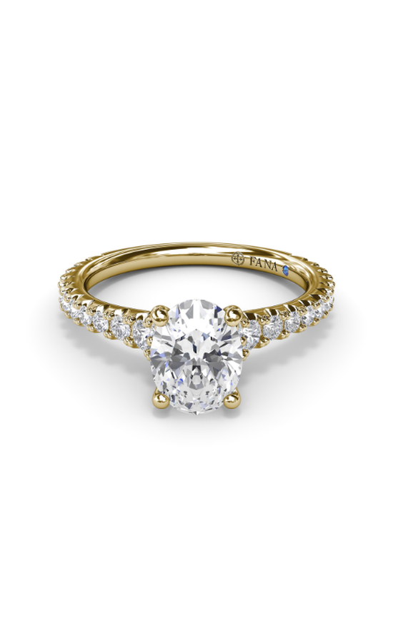 Fana Classic Engagement Ring S4144-14kt-Yellow