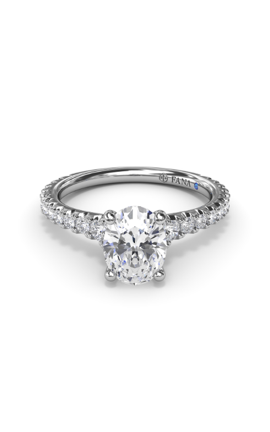 Fana Classic Engagement Ring S4144-Platinum