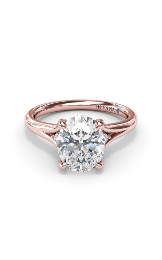 Fana Classic Engagement Ring S4188-18kt-Rose