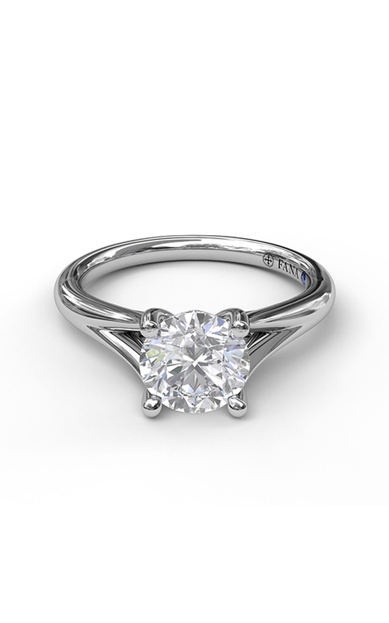 Fana Solitaire Engagement Ring S3045-Platinum