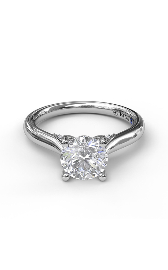 Fana Solitaire Engagement Ring S3046-Platinum