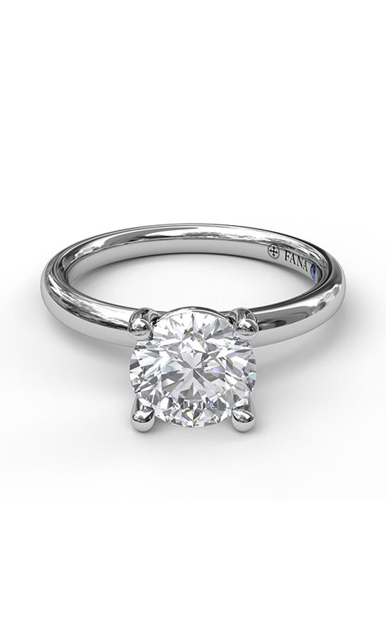 Fana Solitaire Engagement Ring S3842-Platinum