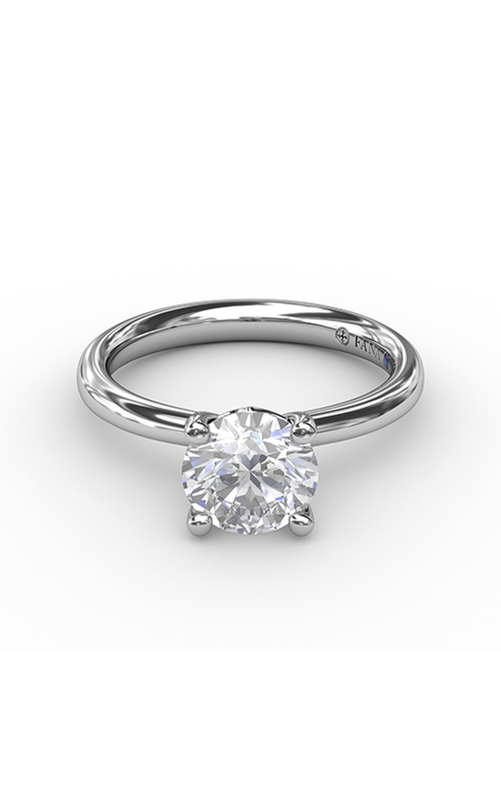 Fana Solitaire Engagement Ring S3933-14kt-White