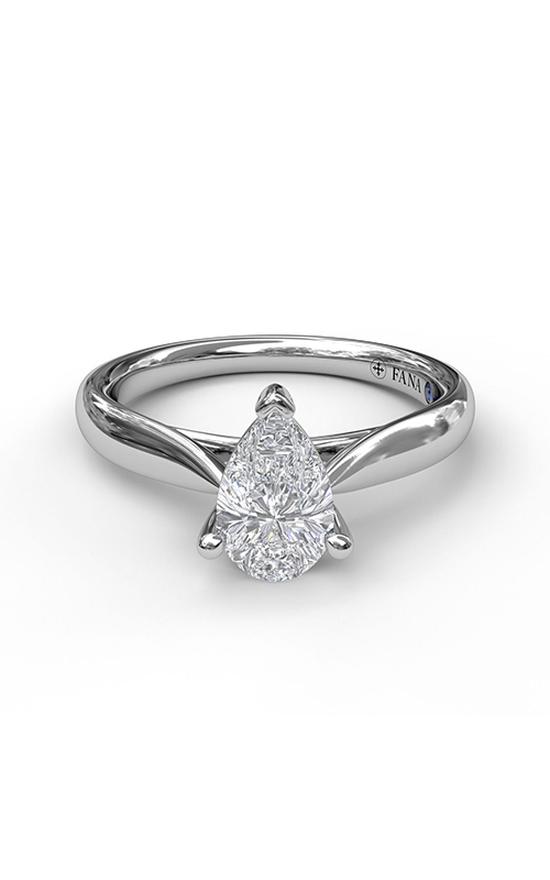Fana Solitaire Engagement Ring S3959-14kt-White