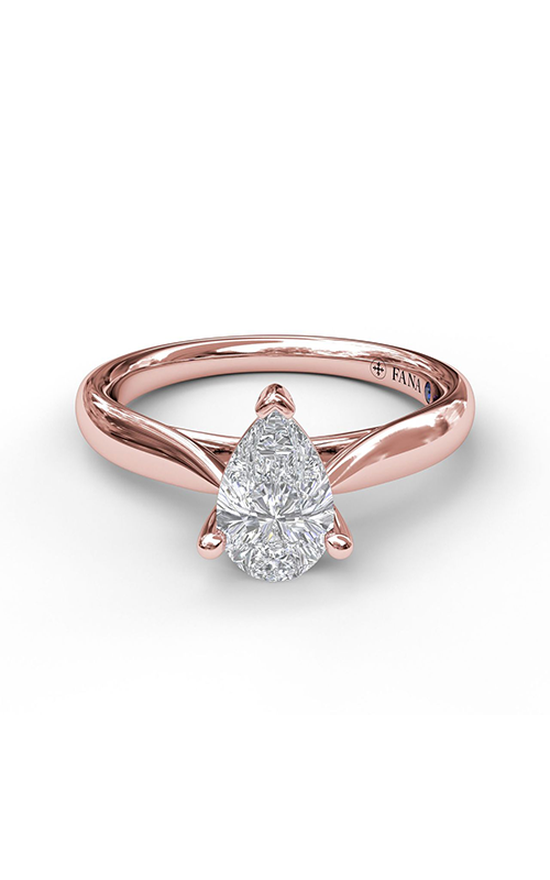 Fana Solitaire Engagement Ring S3959-18kt-Rose