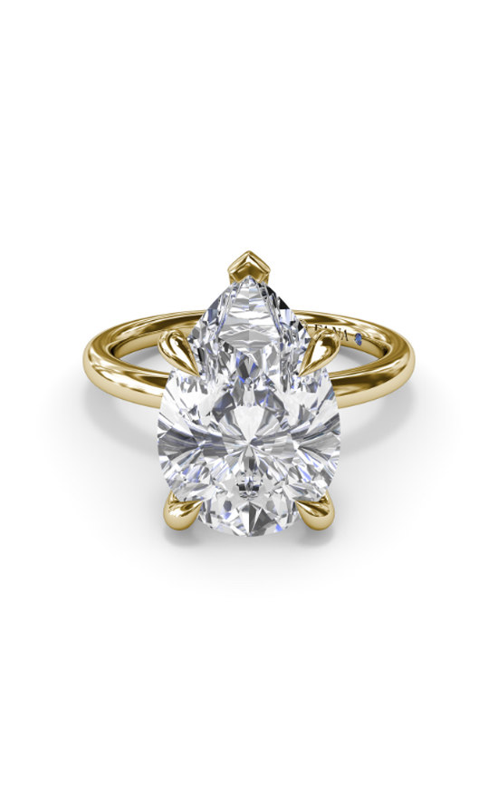 Fana Solitaire Engagement Ring S4179-14kt-Yellow