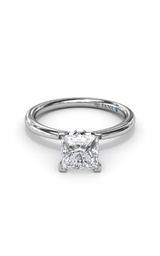 Fana Solitaire Engagement Ring S4197-14kt-White