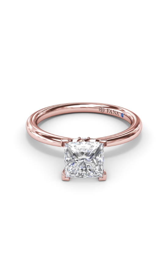 Fana Solitaire Engagement Ring S4197-18kt-Rose