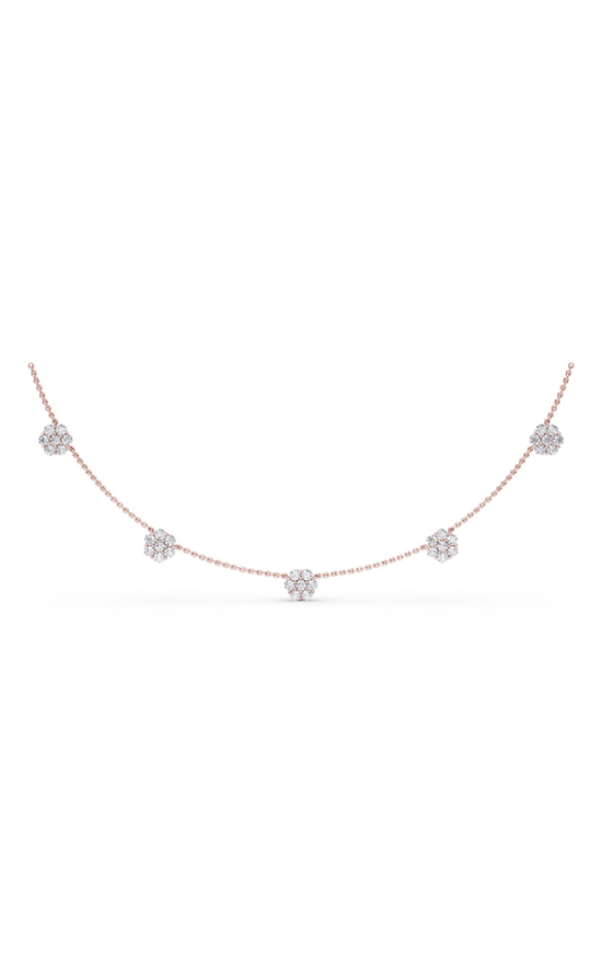 Fana Diamond Fashion Necklace N5029-18kt-Rose