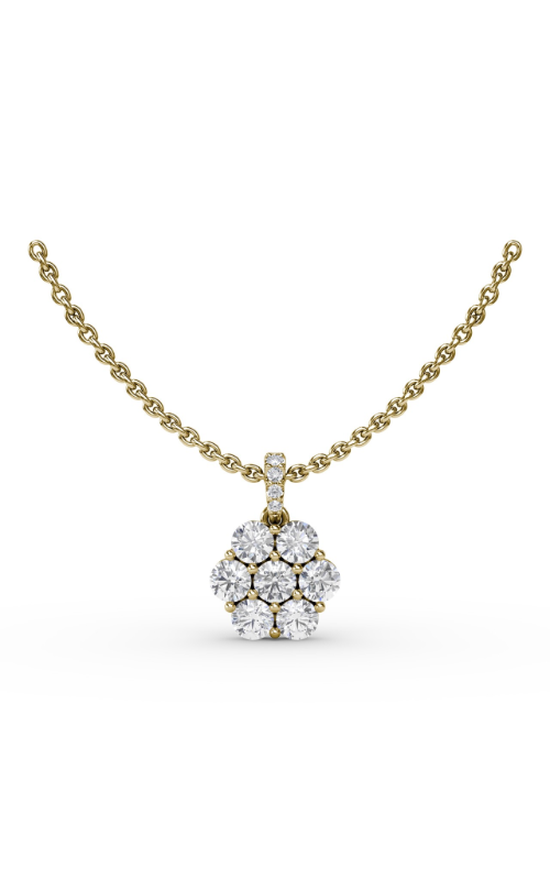 Fana Diamond Fashion Necklace P5032-18kt-Yellow