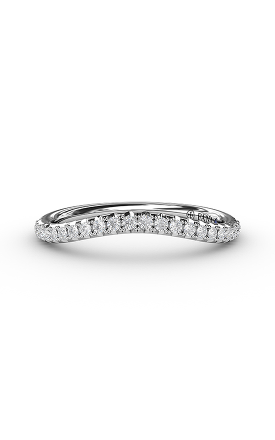 Fana Matching Band Wedding Band W3090-18kt-White