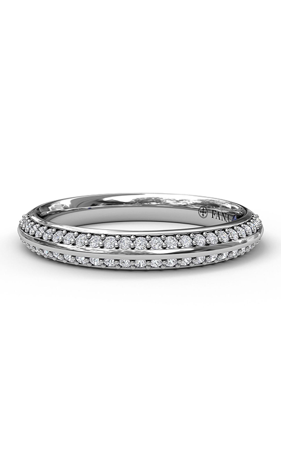 Fana Matching Band Wedding Band W3535-Platinum