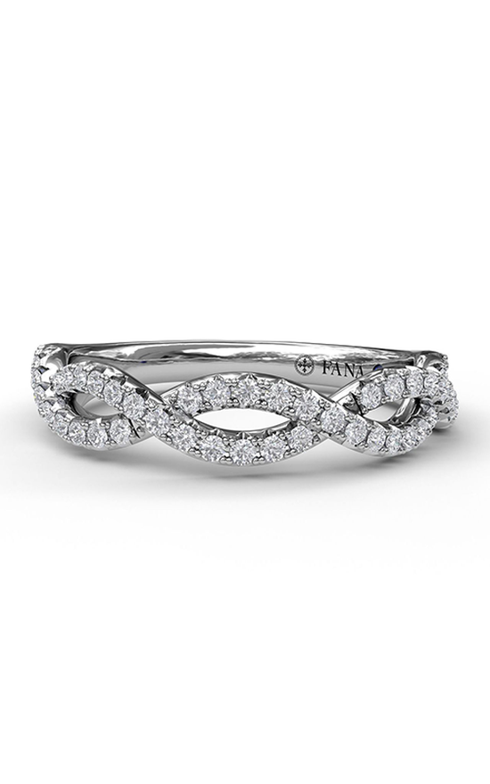 Fana Matching Band Wedding Band W3826-18kt-White