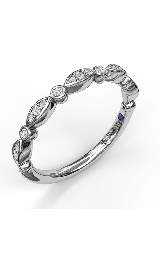 Fana Matching Band Wedding Band W7157-18kt-White