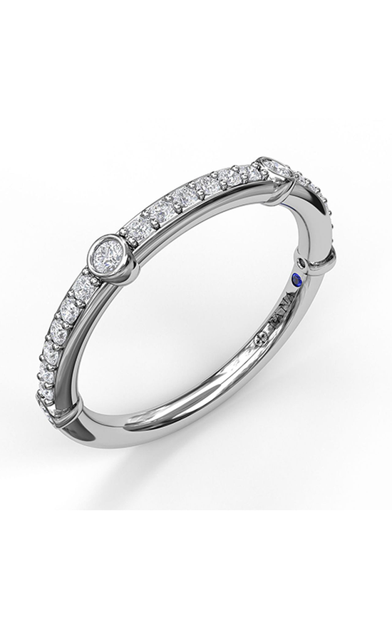 Fana Matching Band Wedding Band W7210-14kt-White
