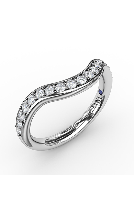 Fana Matching Band Wedding Band W7233-14kt-White