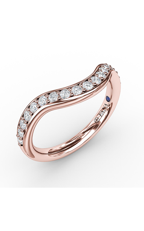 Fana Matching Band Wedding Band W7233-18kt-Rose