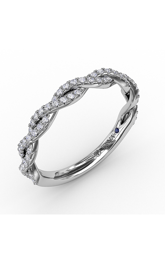 Fana Matching Band Wedding Band W7253-14kt-White