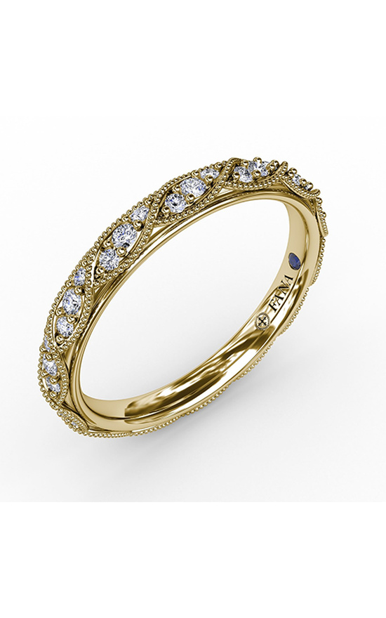 Fana Matching Band Wedding Band W7281-18kt-Yellow