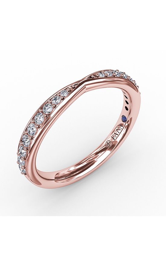 Fana Matching Band Wedding Band W7319-18kt-Rose