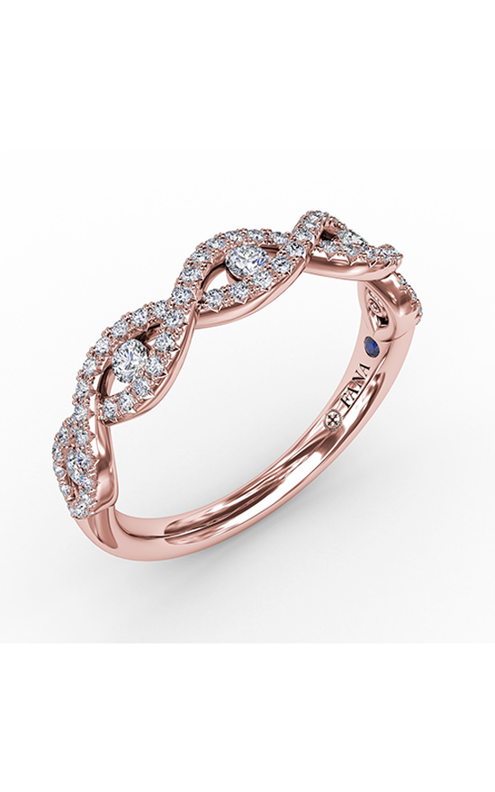 Fana Matching Band Wedding Band W7329-18kt-Rose