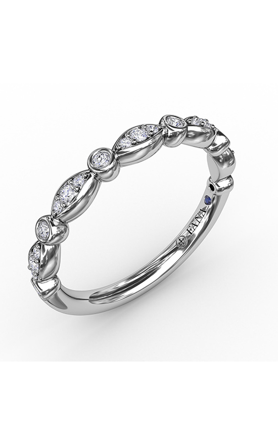 Fana Matching Band Wedding Band W7330-18kt-White