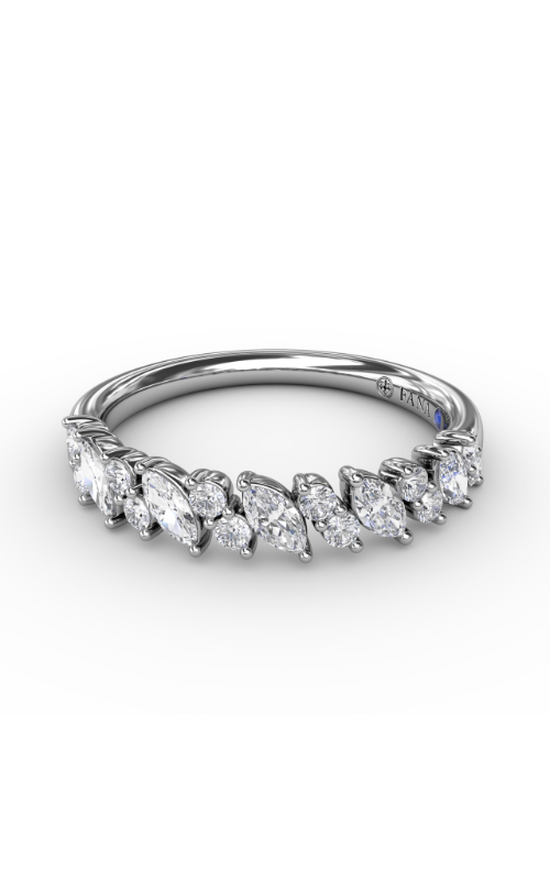 Fana Anniversary Band Wedding Band W7449-14kt-White