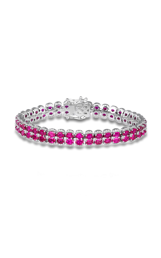 Fana Color Fashion Bracelet B1443R-14kt-White