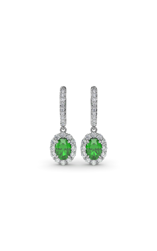 Fana Color Fashion Earrings ER1835E-14kt-White